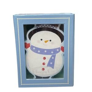 Russ Snowman Playing Cards Magnetic Box Christmas Winter Gift Holiday